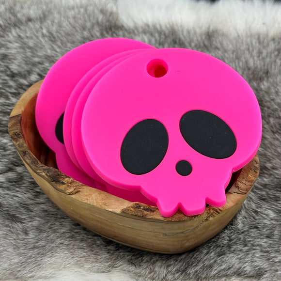 Hot Pink SKULL 40oz Silicone Tumbler Tag Exclusive