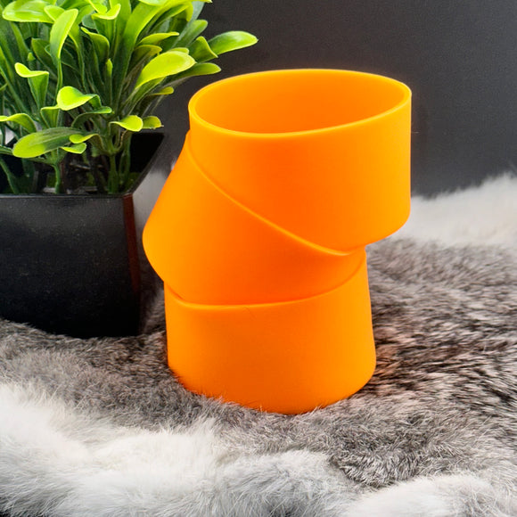 Neon Coral Silicone Boots for Tumblers EXCLUSIVE