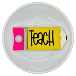 TEACH 40oz Silicone Tumbler Tag Exclusive