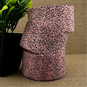 Pink Leopard Printed Silicone Boots for Tumblers EXCLUSIVE