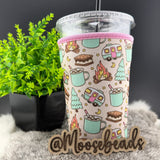 MEDIUM Reuseable Iced Coffee Cup Sleeve (Koozie) EXCLUSIVE