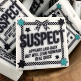 Suspect Appears Laid Back Printed Silicone Focal EXCLUSIVE (2 Pack)