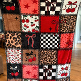 Cherry Crush Patchwork BLANKET EXCLUSIVE