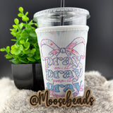 Pray Reuseable Iced Coffee Cup Sleeve (Koozie) EXCLUSIVE