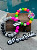 S-1056 HELLO I'm "Dead Inside" Name Tag Silicone Focal EXCLUSIVE