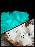 Glow In The Dark Ghost SILICONE 3D Straw Topper EXCLUSIVE