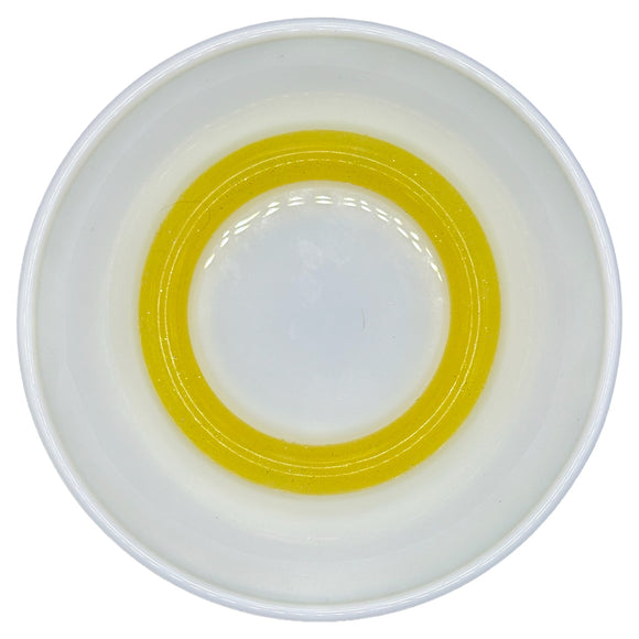 Yellow Jelly Glitter 65mm Silicone Ring/Pendant