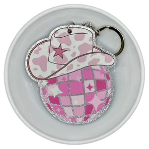 Disco Cowgirl Keychain