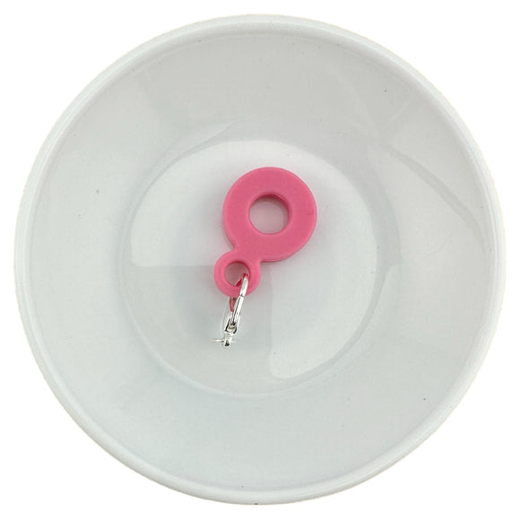 Pink Straw Adapter for Tumbler Charm