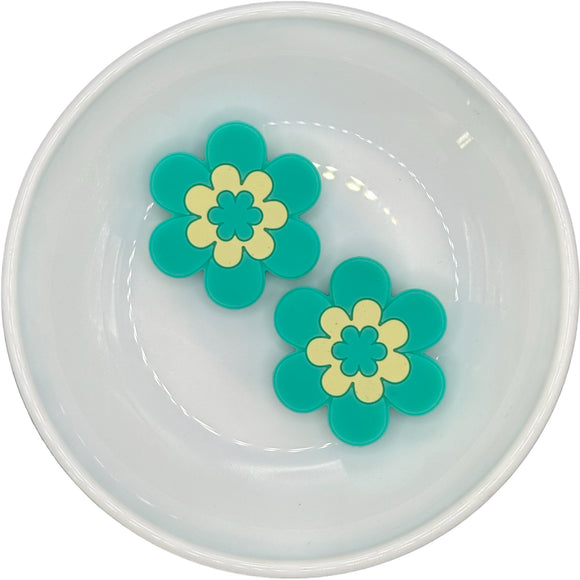 Turquoise/Navajo Poppy Flower Silicone Buddy EXCLUSIVE