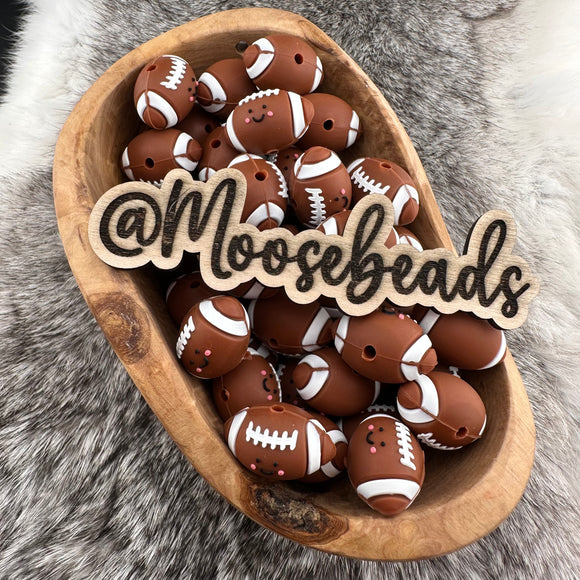 S-1189 Football 3D Silicone Focal