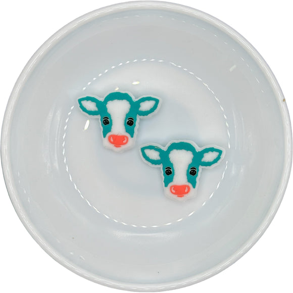 TURQUOISE BABY COW Silicone Buddy EXCLUSIVE