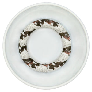 COWHIDE Print 65mm Silicone Ring/Pendant