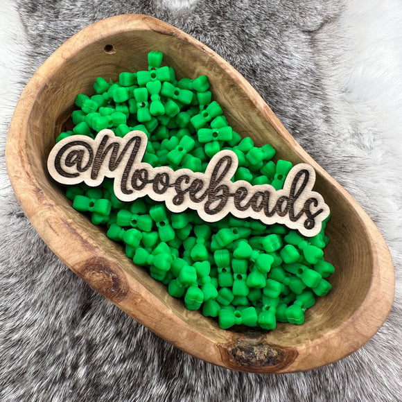 Lucky Green Petite Bow Silicone Focal EXCLUSIVE
