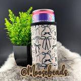 Classic Coquette Reuseable SLIM CAN Sleeve (Koozie) EXCLUSIVE