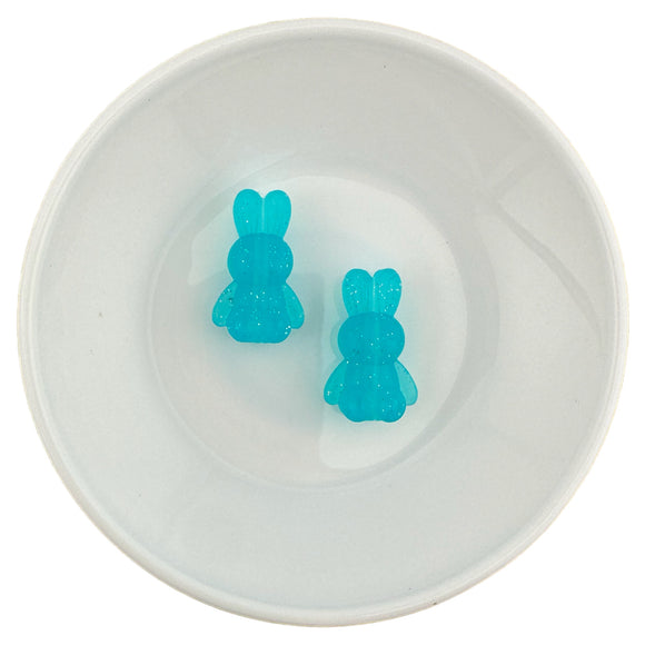 S-46 Turquoise Jelly Bunny Silicone Buddy