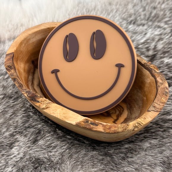 Coffee Bean Happy Face Beach Bag Bit