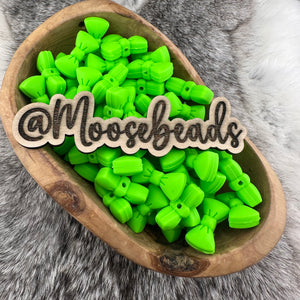 SMALL-28 Neon Green Small BOW Silicone Buddy EXCLUSIVE