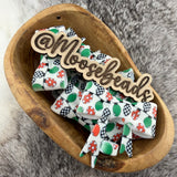 Silicone Bow Straw Toppers Exclusive (Multiple patterns in Drop Down Menu)