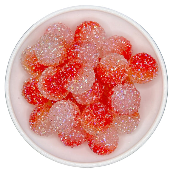 R-28 Strawberry Ombre Sugar Beads