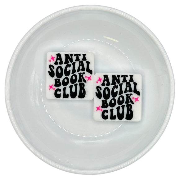 WHITE Anti Social Book Club Silicone Buddy EXCLUSIVE