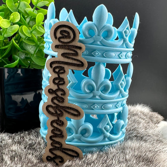 TB-41 Pastel Blue Opal Crown Tumbler Boot EXCLUSIVE