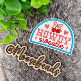 Howdy Sweetie Embroidery Iron On Patch (1 Patch)