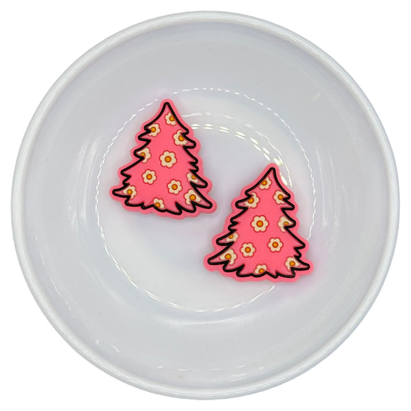 S-648 Bright Pink Flower Christmas Tree Silicone Buddy EXCLUSIVE