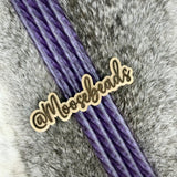 Purple Swirly 40oz Plastic Straw (1 straw)