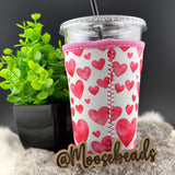 Oh How He Loves Us John 4:9-10 Reuseable Iced Coffee Cup Sleeve (Koozie) EXCLUSIVE
