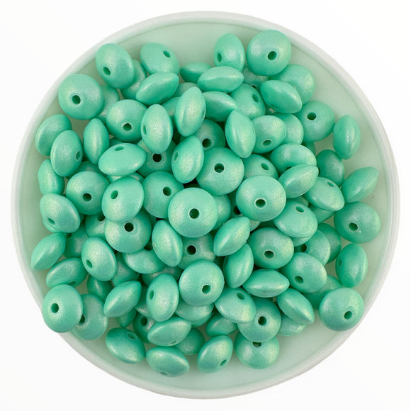 L-2 Pastel Mint Silicone Lentil Bead Exclusive