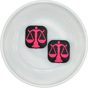 HOT PINK Justice Scale Silicone Buddy EXCLUSIVE