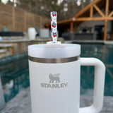 Coquette Cherries 40oz Plastic Straw