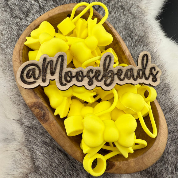 BST-24 Pomelo SILICONE Bow Straw Topper EXCLUSIVE