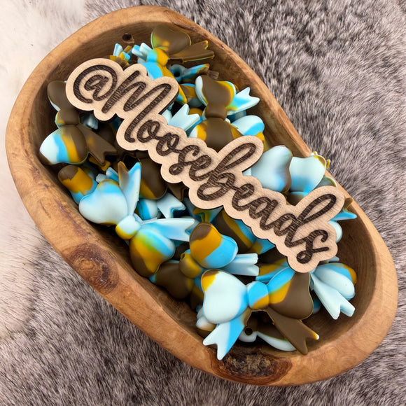 S-1323 Butterscotch Breeze Bow w/ Tails Silicone Focal EXCLUSIVE