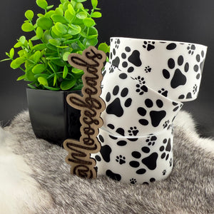White Paw Print Silicone Boots for Tumblers EXCLUSIVE