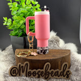 Light Pink Mini Tumbler Keychain