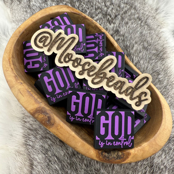 S-767 Purple God is in Control Silicone Focal EXCLUSIVE