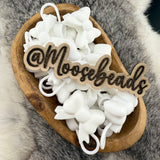 BST-87 Frost White 12mm SILICONE Bow Straw Topper EXCLUSIVE