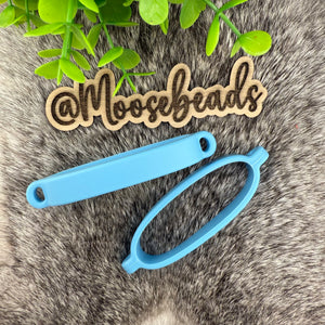S-1366 Sky Blue Silicone Tumbler Collar/Chain Holder
