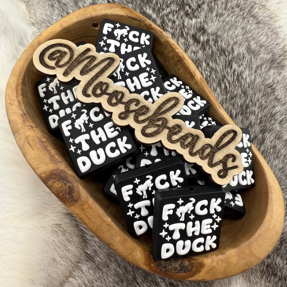 S-1181 White F&&K the Duck Silicone Focal EXCLUSIVE