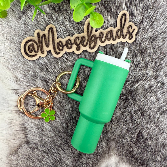 Lucky Green Mini Tumbler Keychain