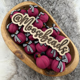 S-1100 Plum Coquette 3D Pumpkin Silicone Focal EXCLUSIVE