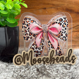 Leopard Bow Pen Box
