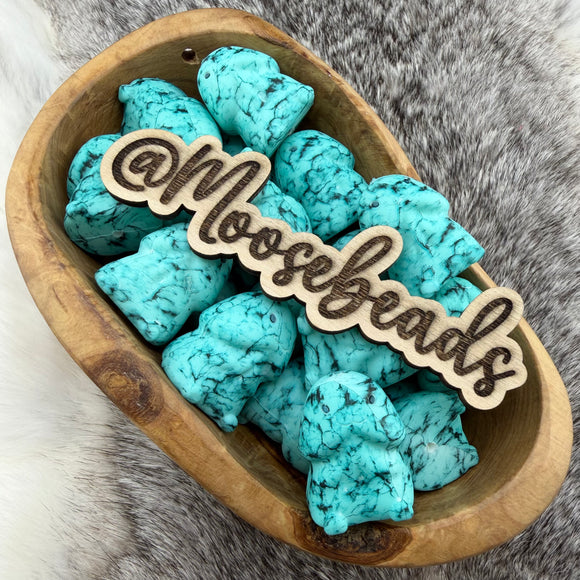 S-1172 Turquoise Faux Stone 3D Richard SILICONE EXCLUSIVE (M.A.D.)