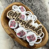 BST-146 Holly Jolly Printed SILICONE Straw Topper EXCLUSIVE