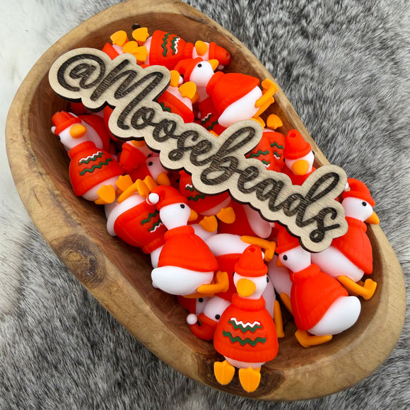 S-1302 Red Sweater Lucy the 3D Goose Silicone EXCLUSIVE