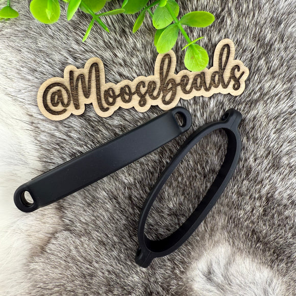 S-1266 Black Silicone Tumbler Collar/Chain Holder
