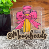 Pencil w/ Bow Pen Box