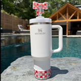 Patriotic Patchwork Print Silicone Tumbler Boot EXCLUSIVE (1 Boot)